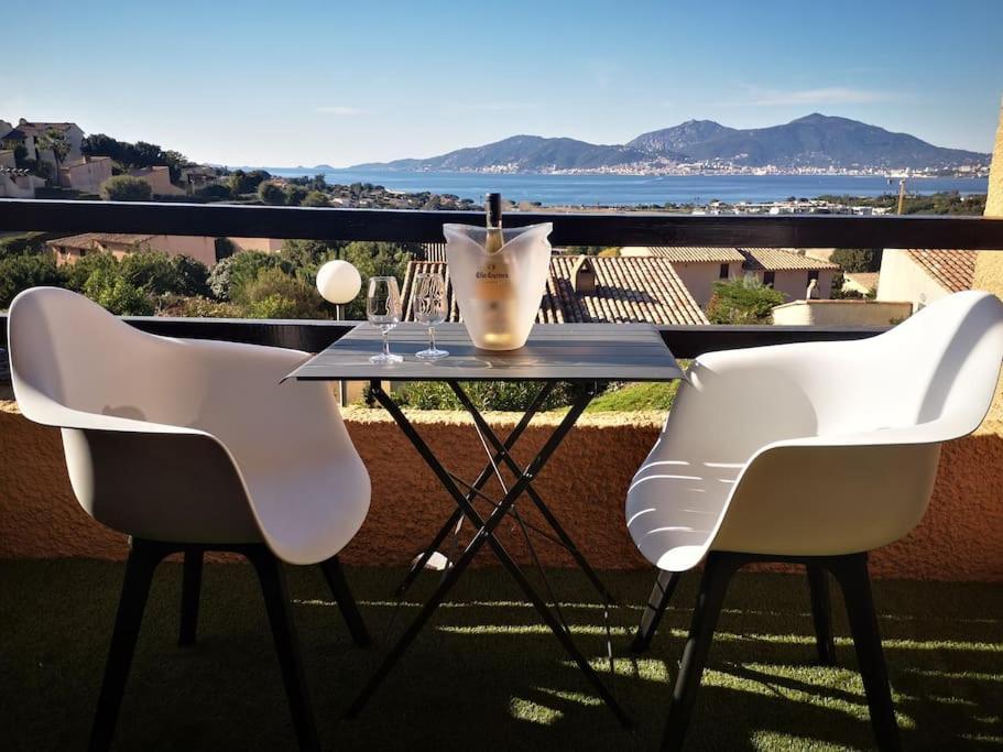 Porticcio : magnifique T2 piscine vue mer Grosseto-Prugna Extérieur photo
